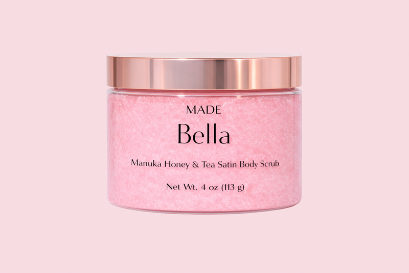 Bella — Manuka Honey & Tea Satin Body Scrub — 4 oz