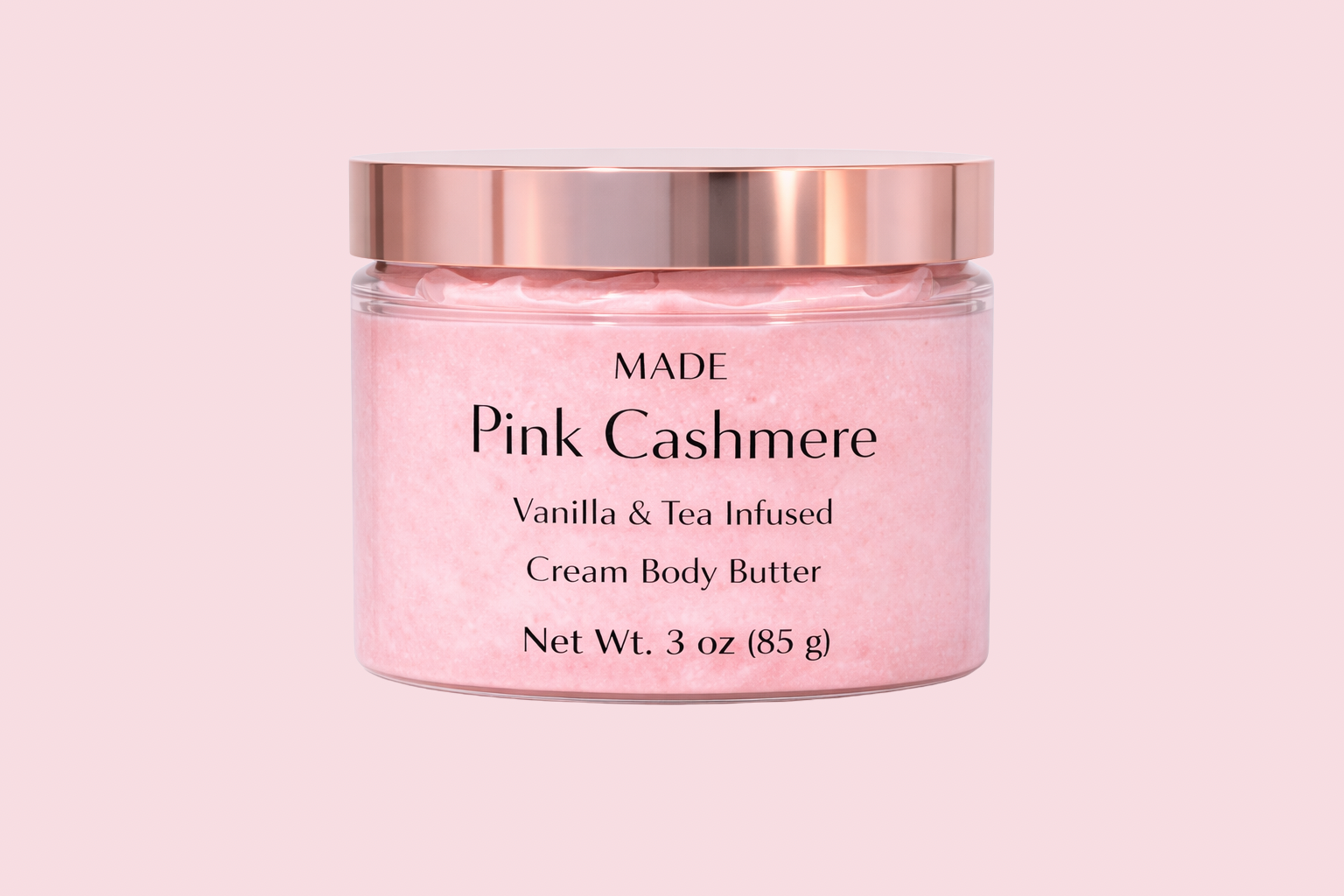 Pink Cashmere — Satin Cream Body Butter — 3 oz