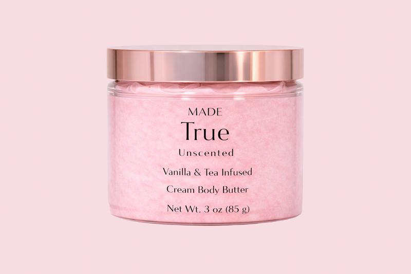 True — Satin Cream Body Butter Unscented— 3 oz
