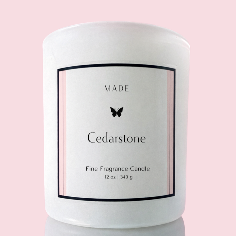 Cedarstone — Coco Avocado Wax Candle — 12 oz
