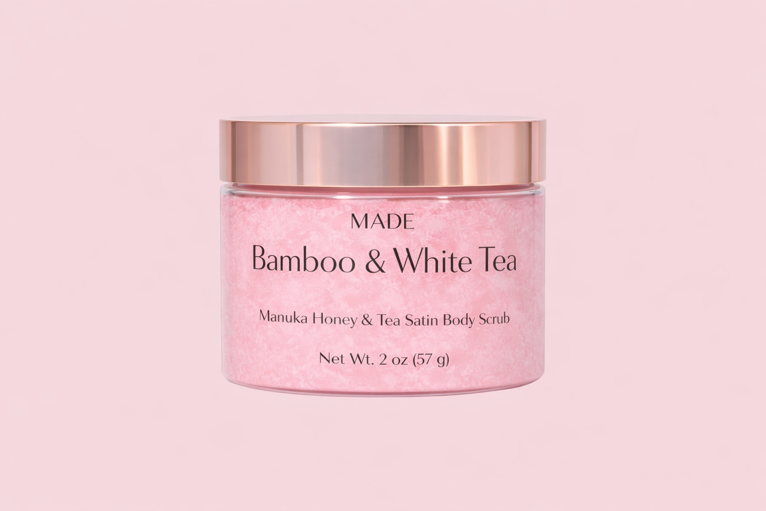 Bamboo & White Tea — Manuka  Honey & Tea Satin Body Scrub Mini