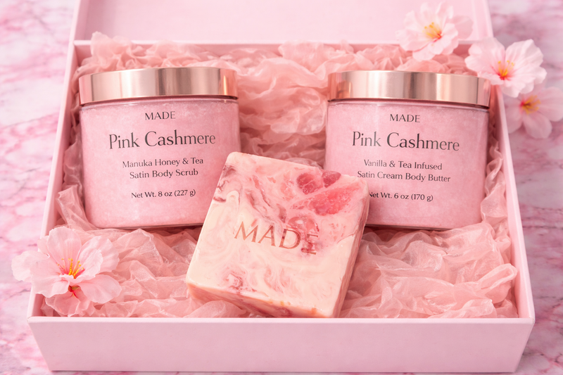 Pink Cashmere Gift Set