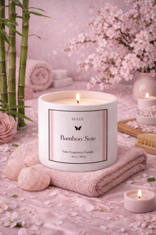 Bamboo Soie — Coco Avocado Wax Candle — 12 oz
