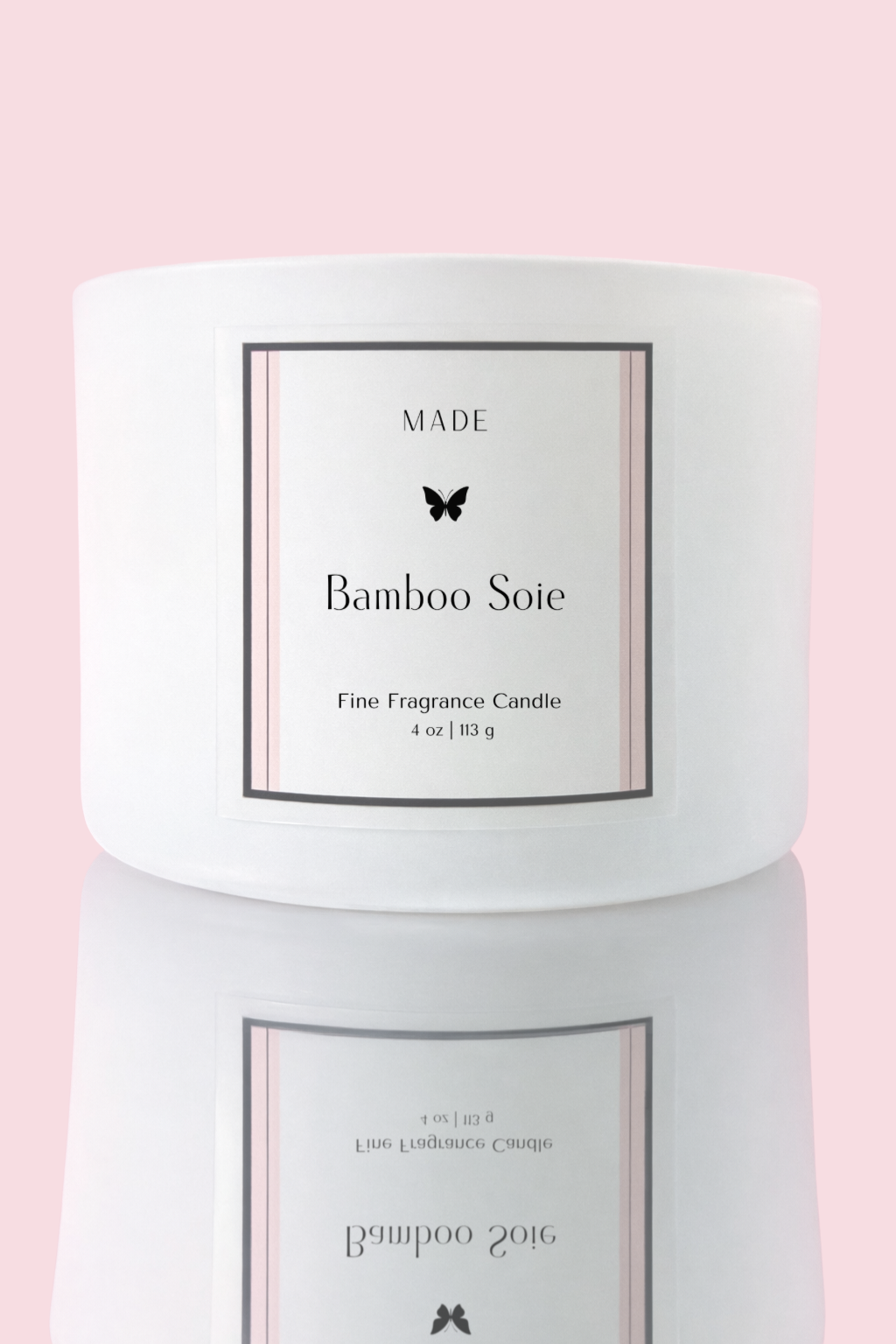 Bamboo Soie — Coco Avocado Wax Candle — 4 oz