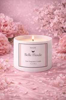 Belle Florale — Coco Avocado Wax Candle — 4 oz