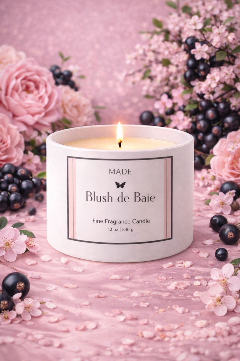 Blush de Baie — Coco Avocado Wax Candle — 12 oz