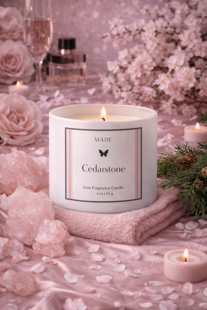 Cedarstone — Coco Avocado Wax Candle — 4 oz