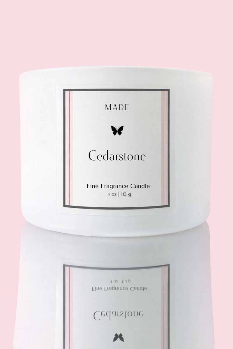 Cedarstone — Coco Avocado Wax Candle — 4 oz