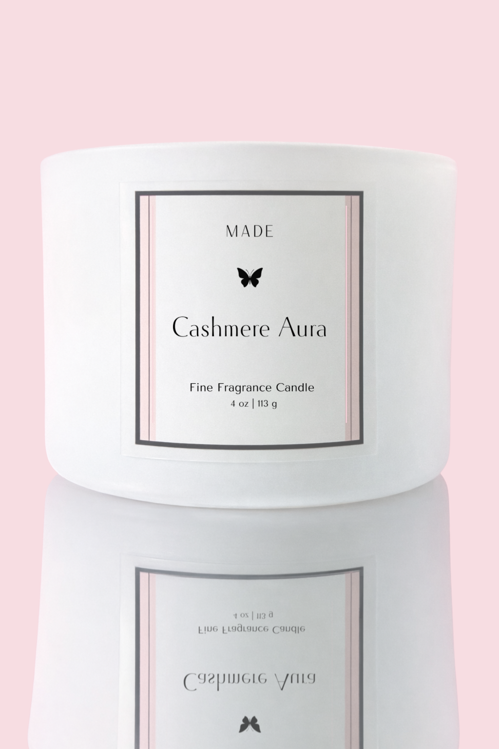 Cashmere Aura — Coco Avocado Wax Candle — 4 oz