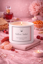 Saffron Amber — Coco Avocado Wax Candle — 12 oz