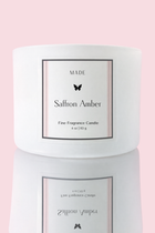 Saffron Amber — Coco Avocado Wax Candle — 4 oz