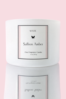 Saffron Amber — Coco Avocado Wax Candle — 4 oz