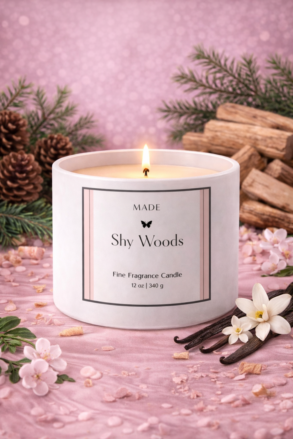 Shy Woods — Coco Avocado Wax Candle — 12 oz