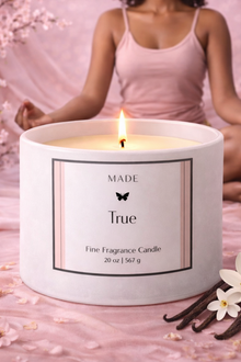 True — Coco Avocado Wax Unscented Candle — 20 oz