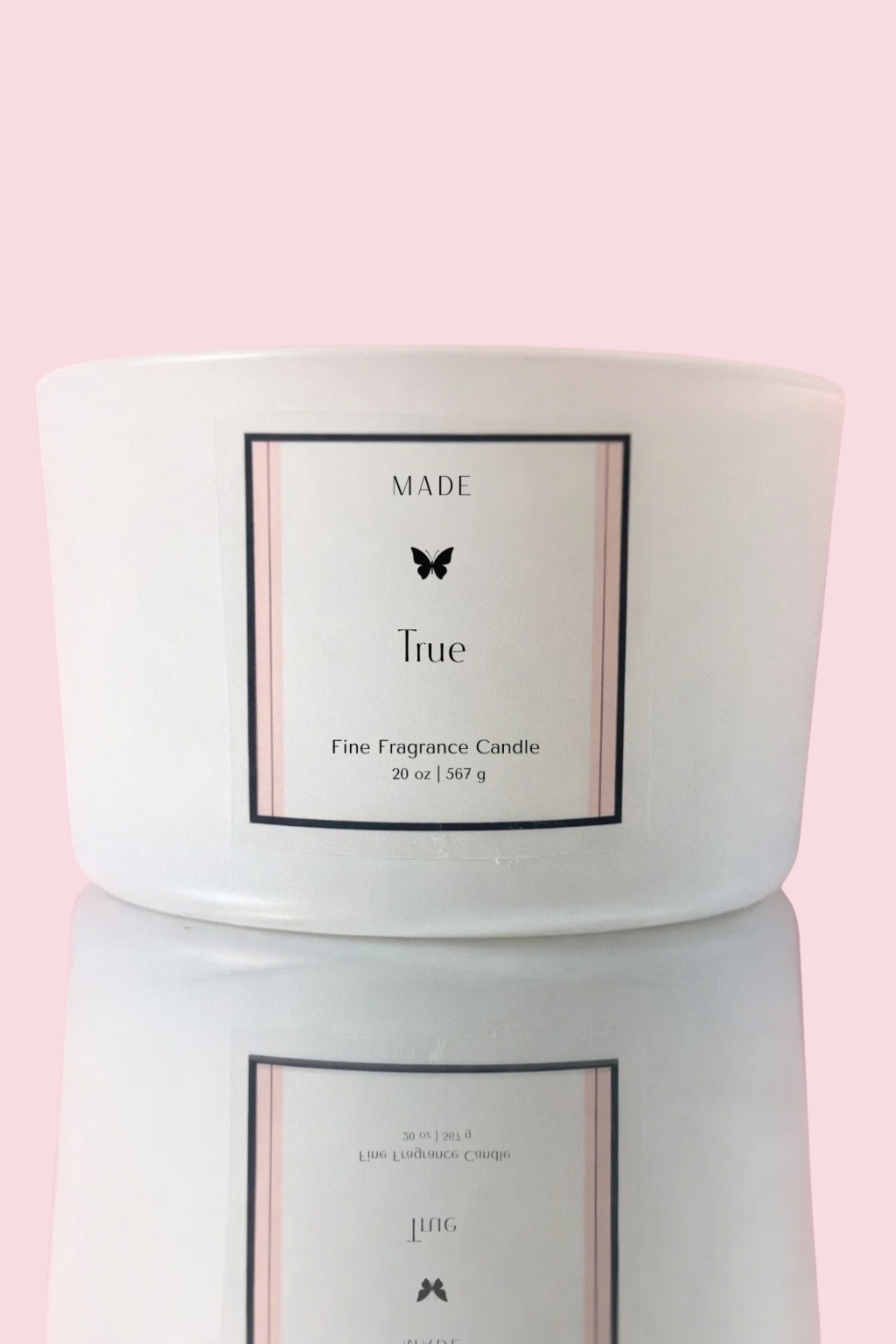 True — Coco Avocado Wax Unscented Candle — 20 oz