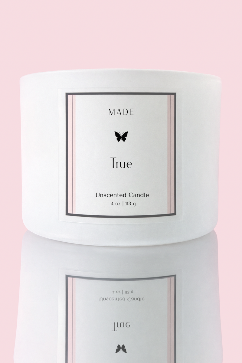 True — Coco Avocado Unscented Candle — 4 oz