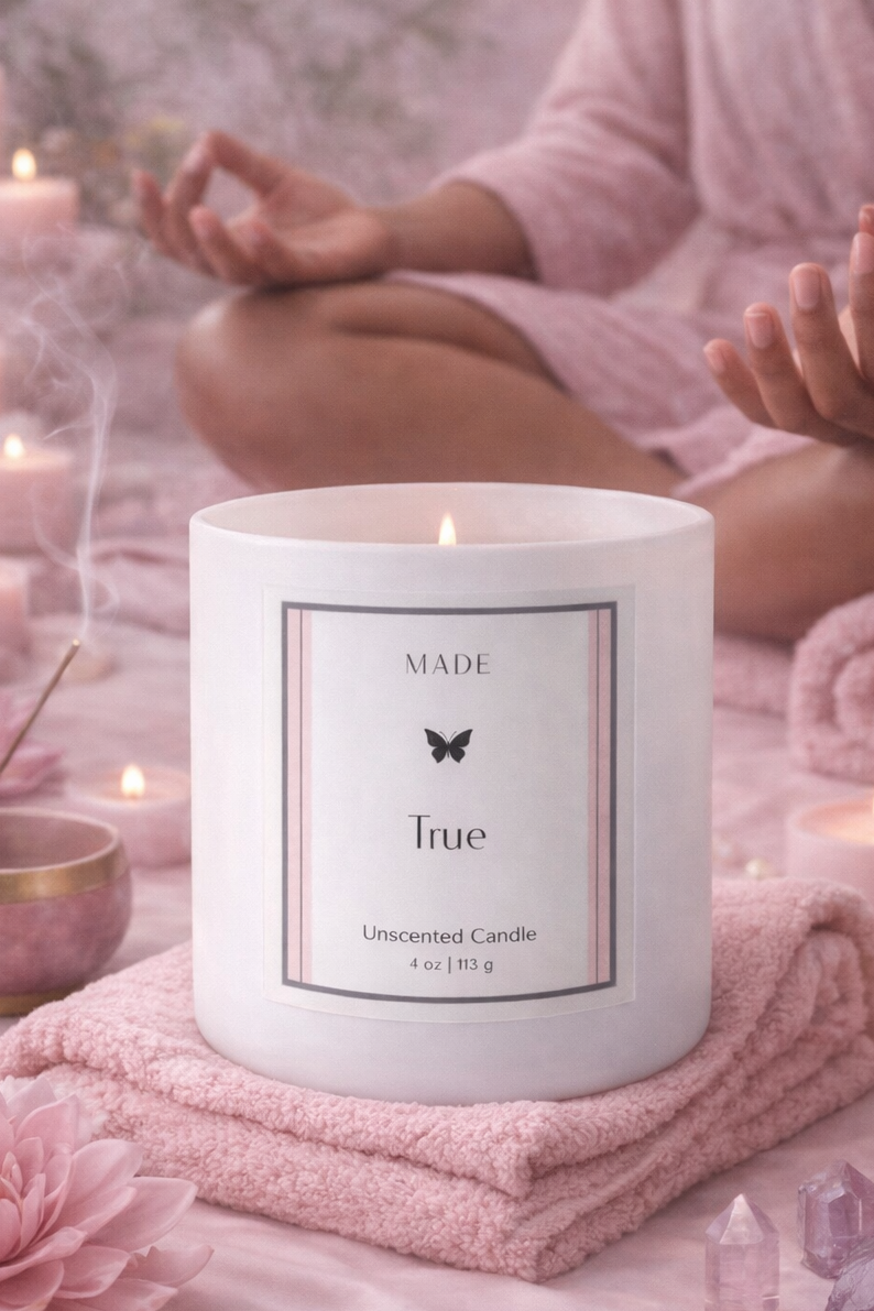 True — Coco Avocado Unscented Candle — 4 oz